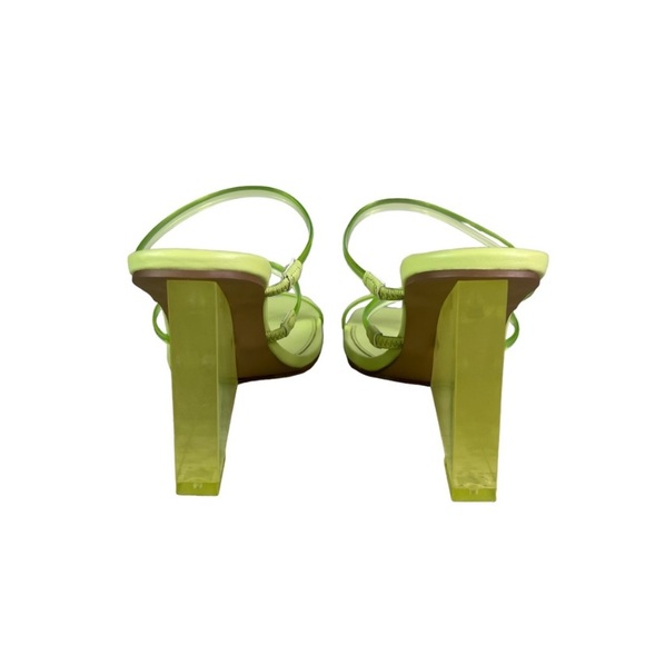 Neon Clear Wedge Heels - Picture 5 of 6